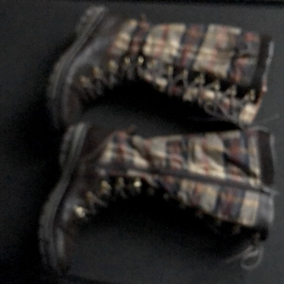 PAJAR (EUR 39) leather plaid boots - Picture 4 of 15